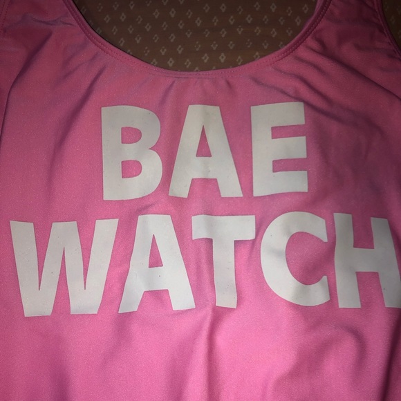 F21 Bae Watch One Piece Swimsuit *New* - Picture 2 of 5